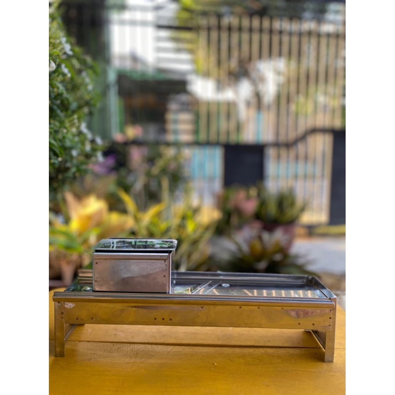 Alat Pengiris Bawang Stainless Tajam Perajang Singkong Serbaguna Stainless Pemotong Sayuran penghalu