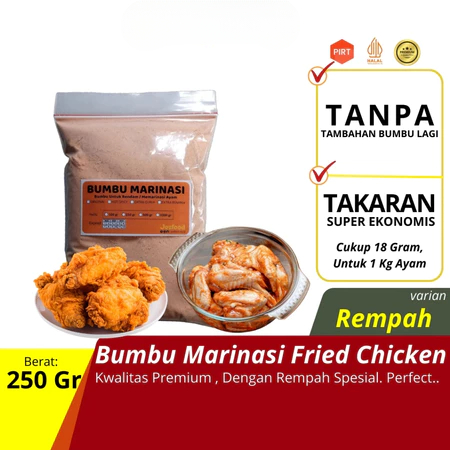 

Tepung Biang Bumbu Marinasi Fried Chicken Ayam Krispy Premium 250 gram