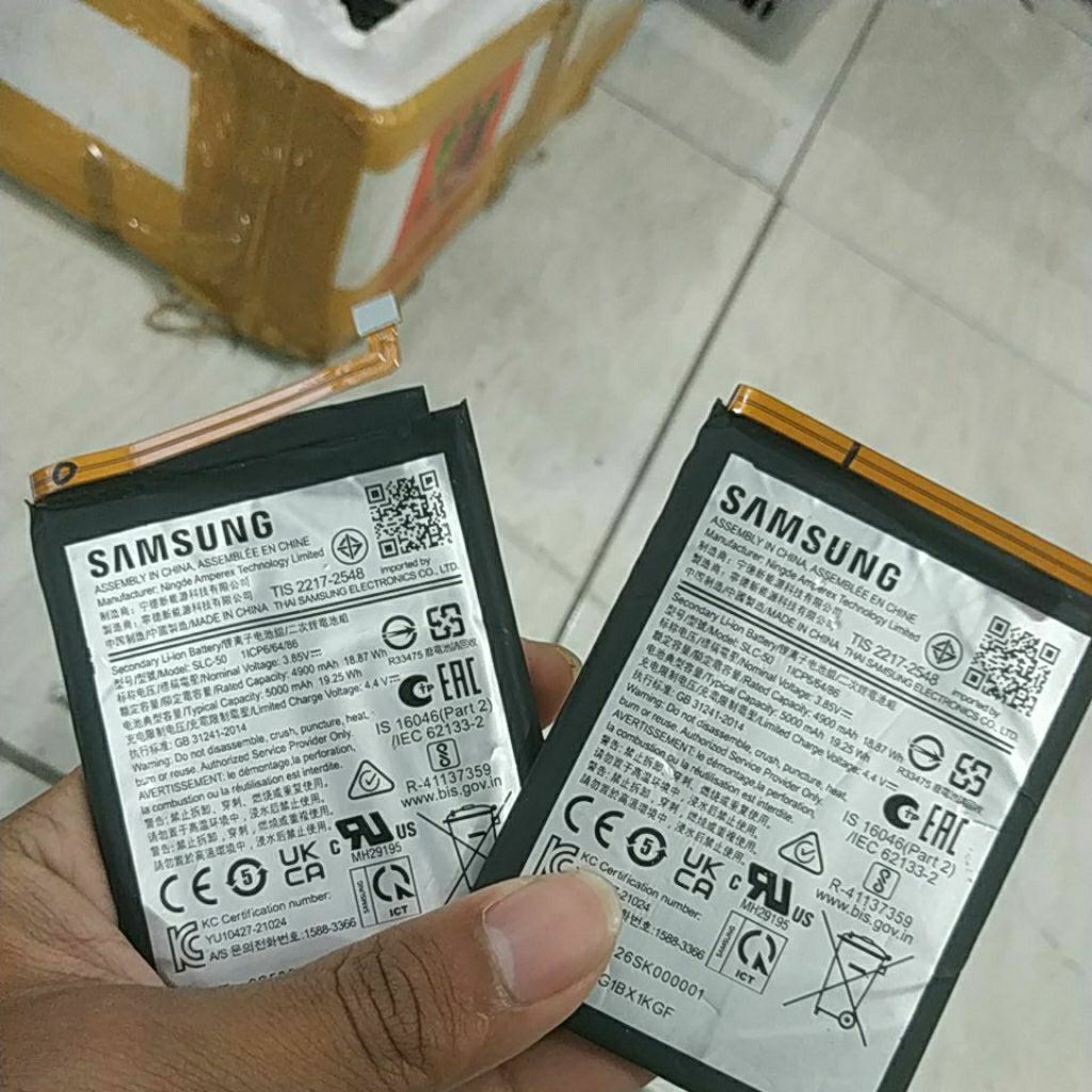 baterai bekas Samsung A03/A03S/A02S/A04E DLL HQ-50SD / SLC-50 minus cek deskripsi
