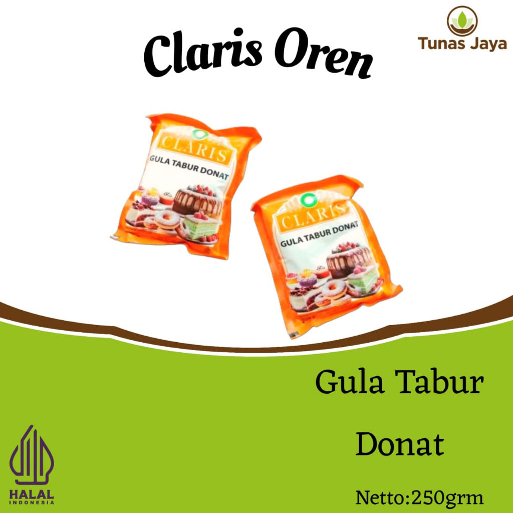 

Claris Oren 250gr/Gula Tabur Donat