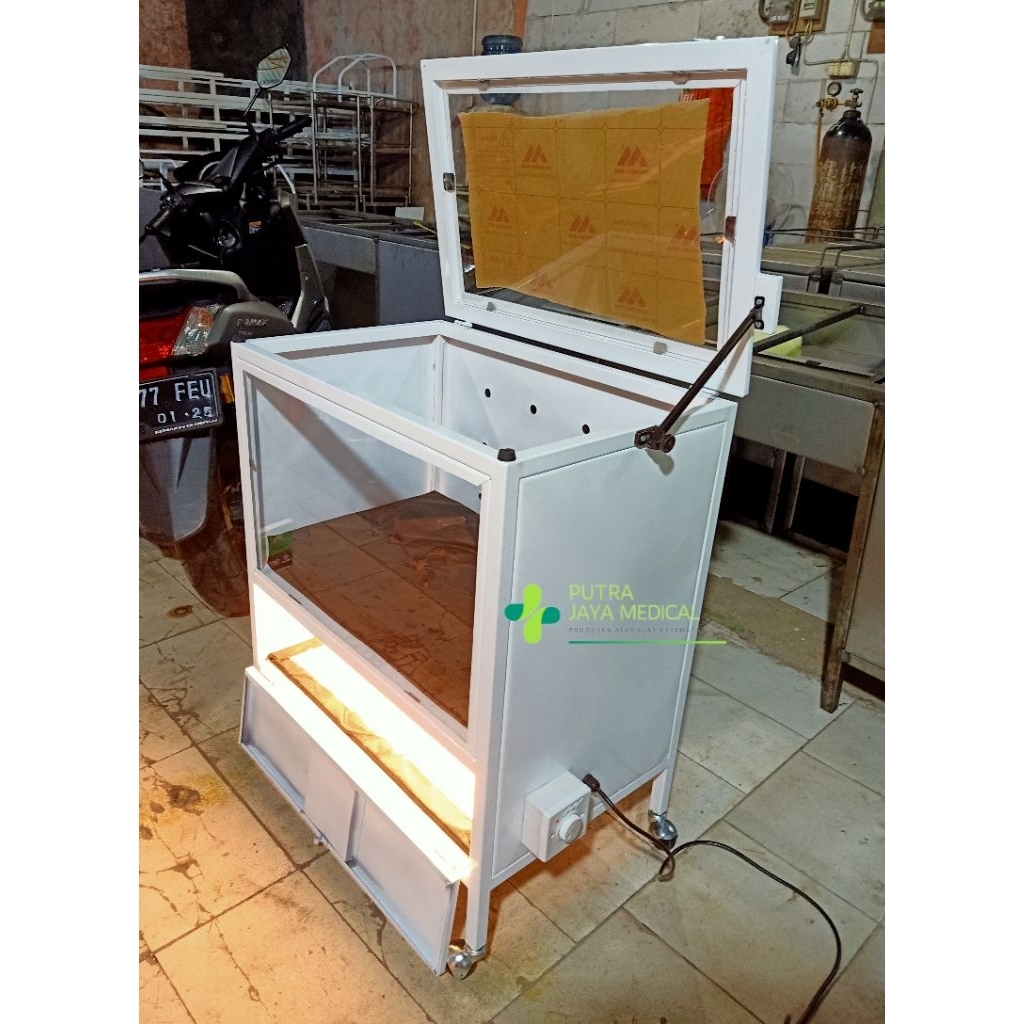incubator bayi dengan pemanas suhu daymer - inkubator bayi - box inkubator tempat bayi plus pemanas