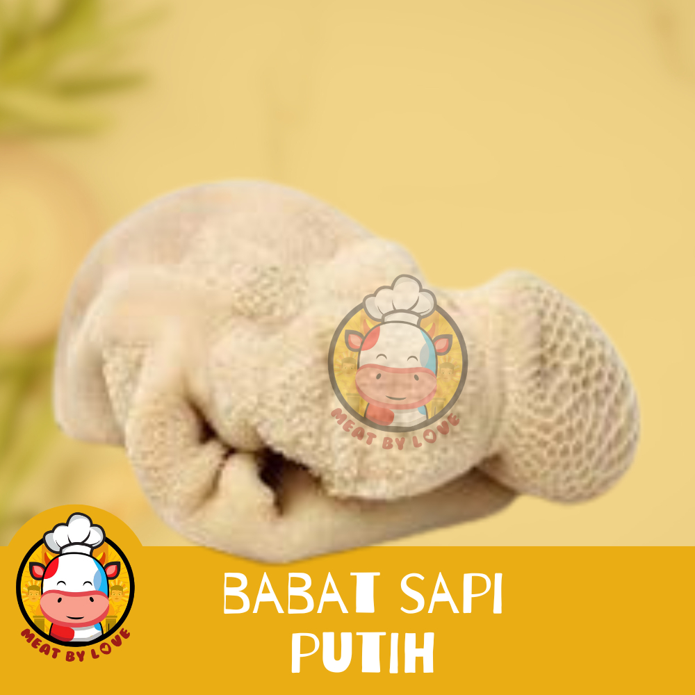 

Babat Sapi Putih Beku 1Kg