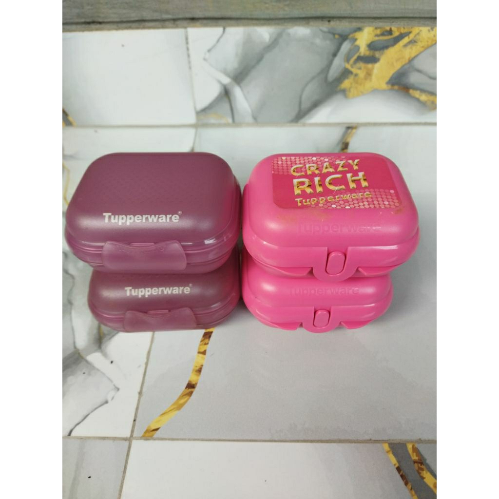small oyster wadah kecil wadah snack tupperware new baru
