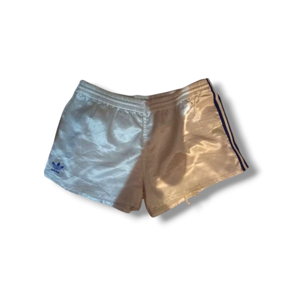 [ORI][BEKAS] Shorts Pants Adidas Vintage White Glossy (Size O)