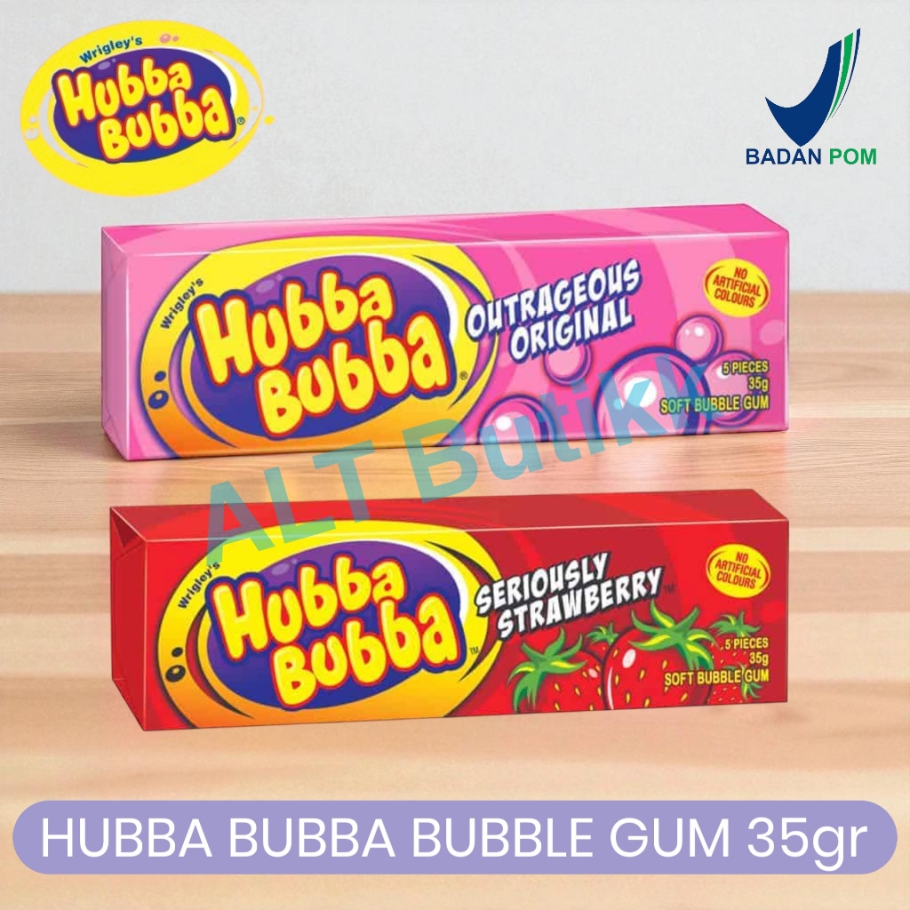 

HUBBA BUBBA BUBBLE GUM 35 GR | PERMEN KARET | AUSTRALIA