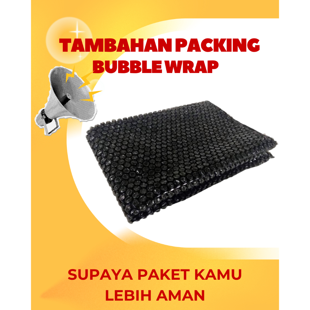 

Extra Bubble Wrap Untuk Tambahan Packing Paket Prime PackT