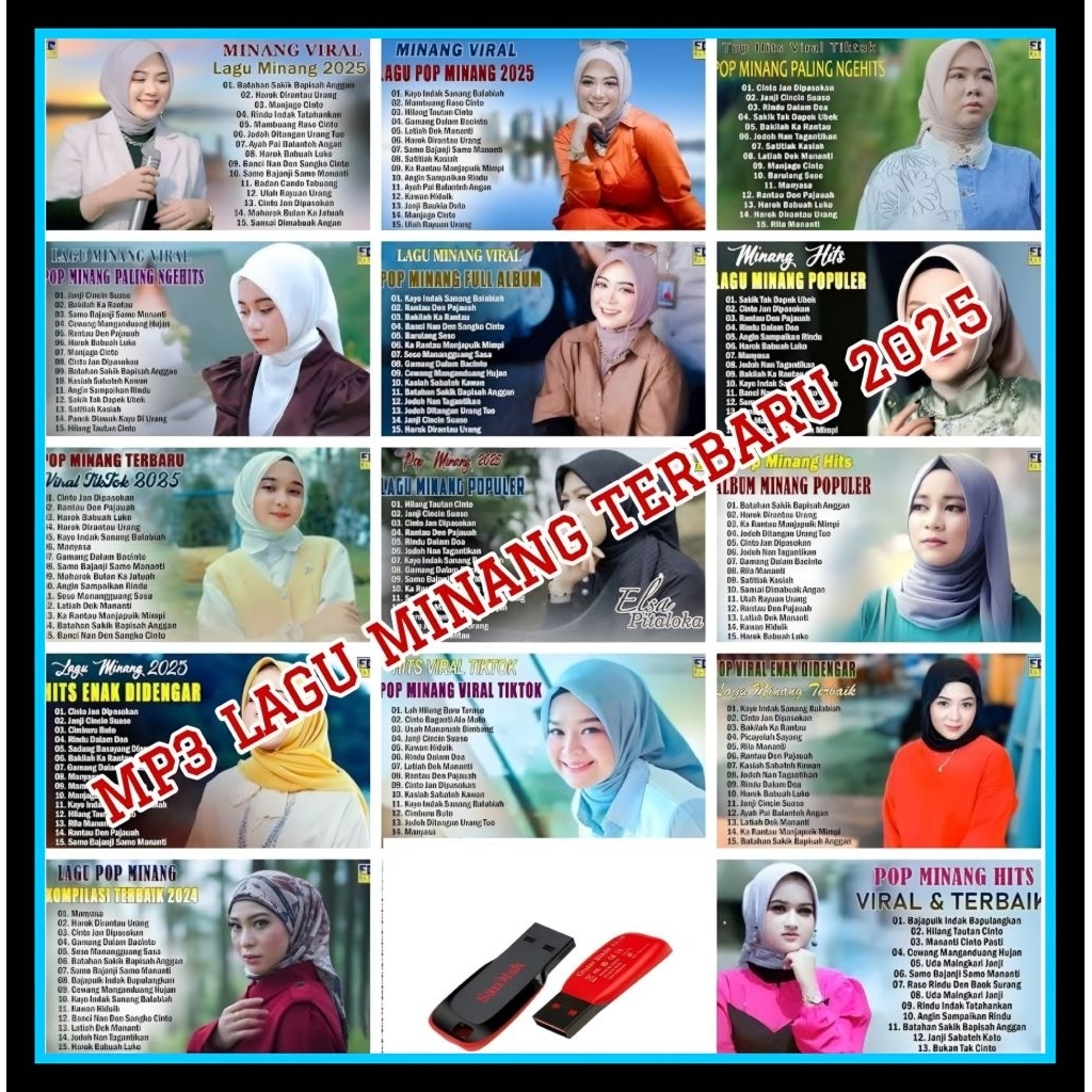 MP3 FLASHDISK FULL LAGU POP MINANG TERBARU TERPOPULER