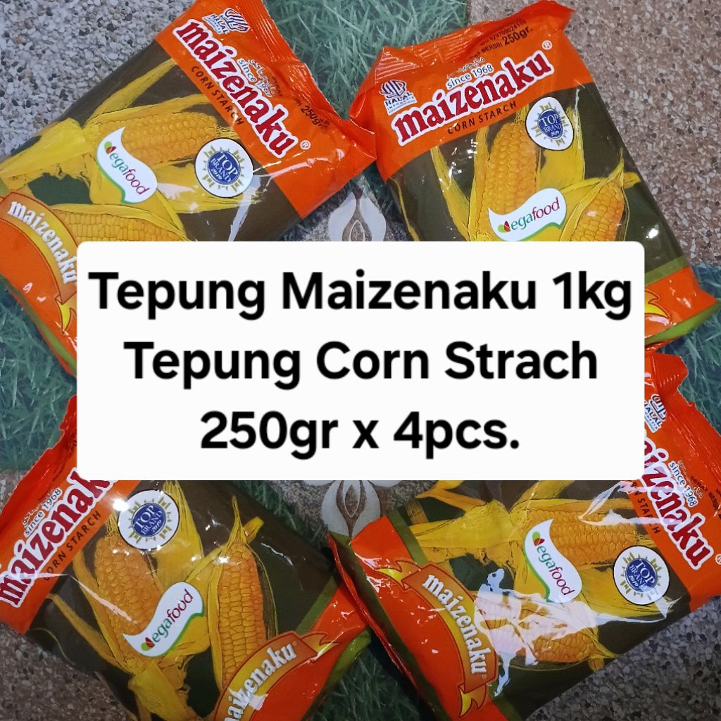 

[SALE] Tepung maizenaku 1kg tepung jagung corn strach tapung crispy premium quality flour tepung kue kering halal dan bpom harga promo sale termurah