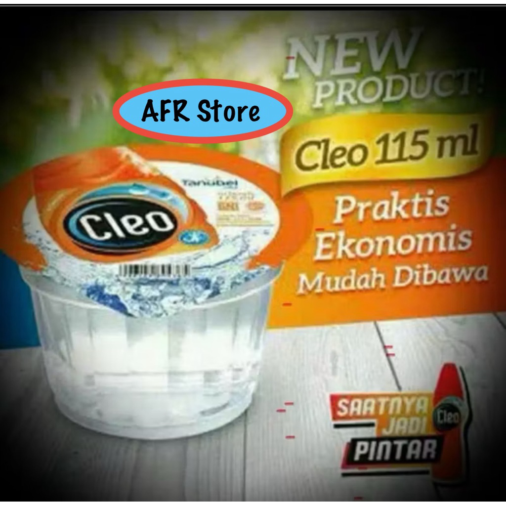 

Cleo Air Mineral /Air Minum Cup Mini 120ml isi 40 Cup