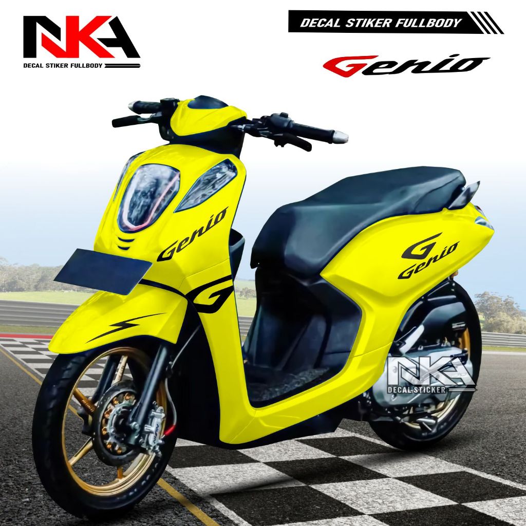 sticker stiker full body - decal dekal motor honda genio Decal Genio Full Body