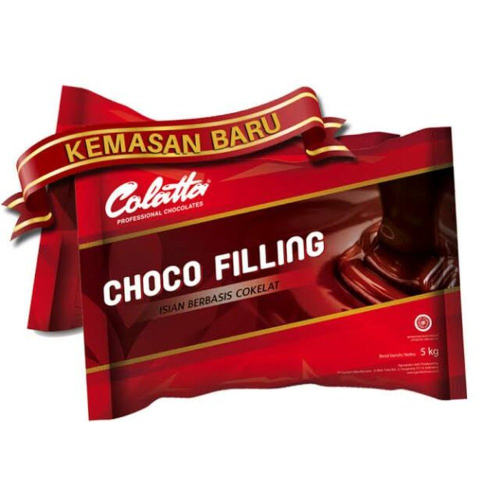 

Colatta Chocolate Filling Choco Filling 5kg ( Kemasan Pabrik )