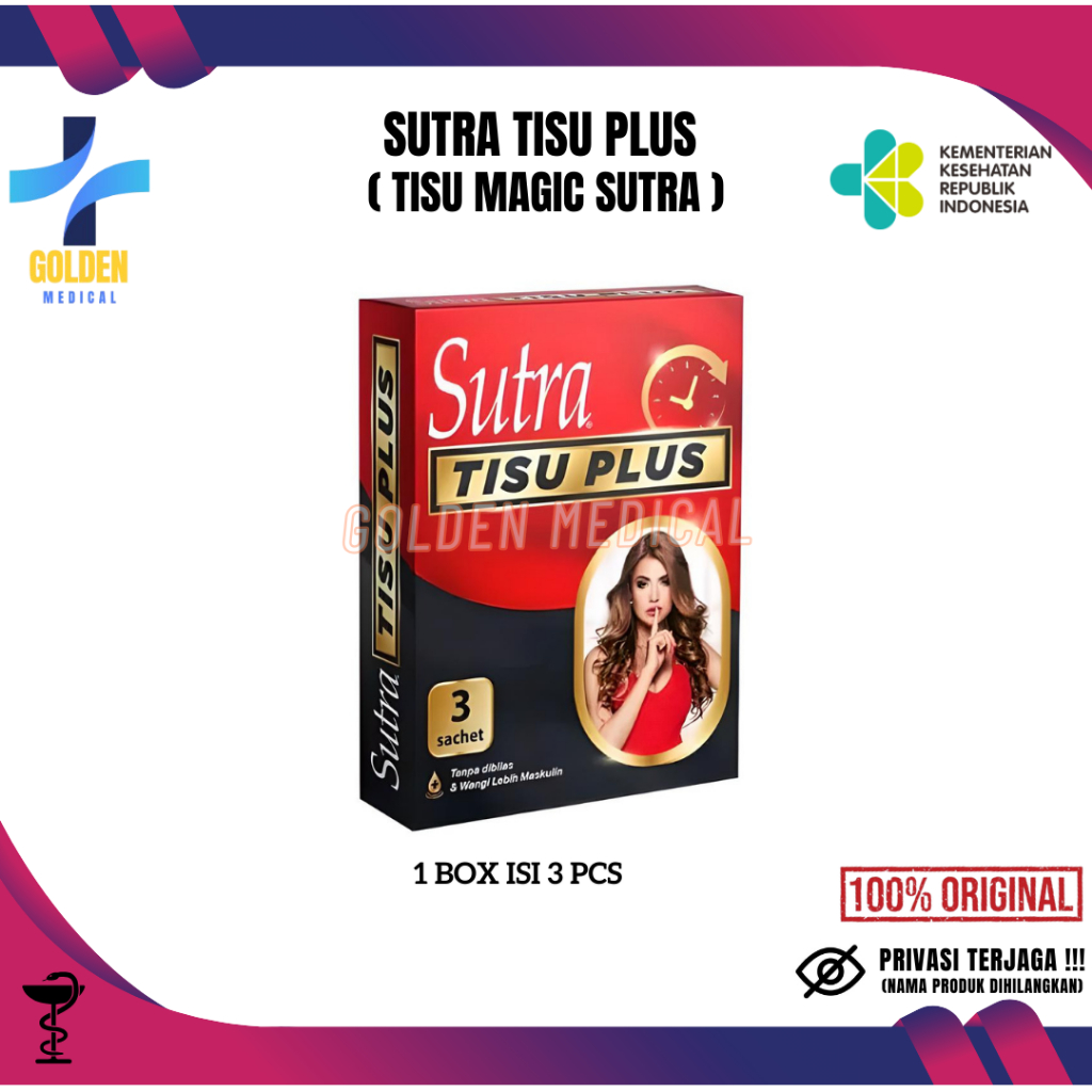 Sutra Tisu Plus / Tisu Magic Sutra - 3 PCS