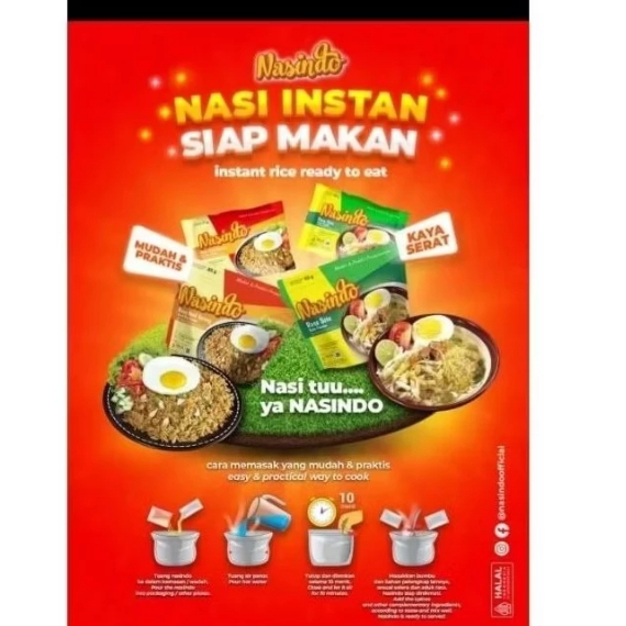 

Nasindo Nasi Instan Berbumbu Siap Makan