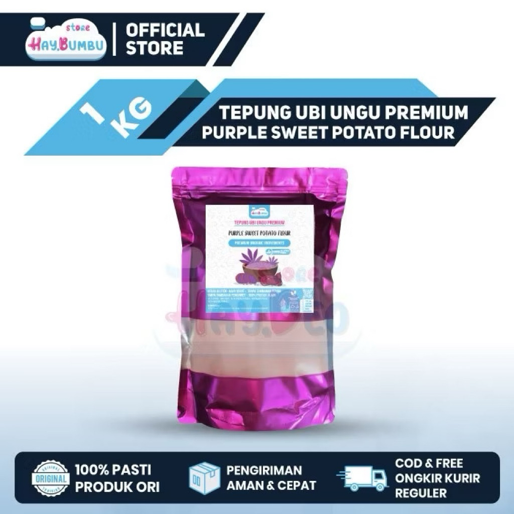 

[1KG] TEPUNG UBI UNGU 1KG PREMIUM BERSIH BERKUALITAS