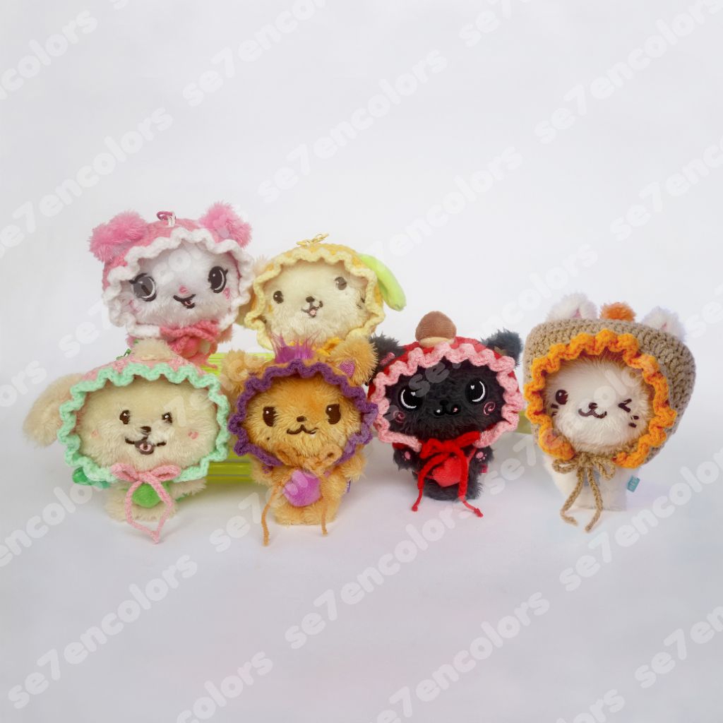 NCT WISH Baby Bonnet | Topi Boneka NCT WISH [10cm] | Topi Bayi Boneka NCT WISH | Topi Rajut Boneka N