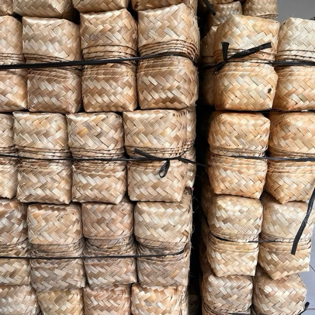 Besek bambu 9x9 100 pcs/50 pasang