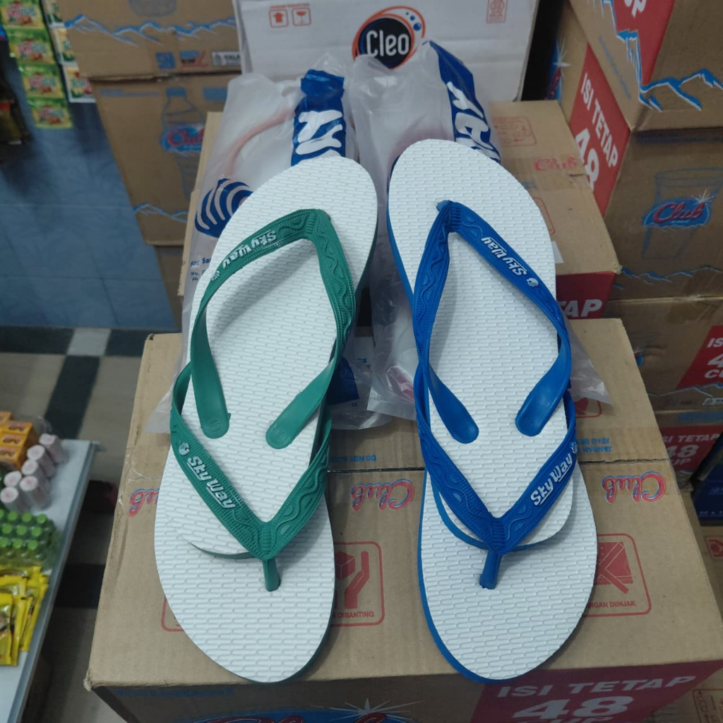 Sandal Jepit SkyWay Warna Random Ukuran 9,5-11 Harga Murah