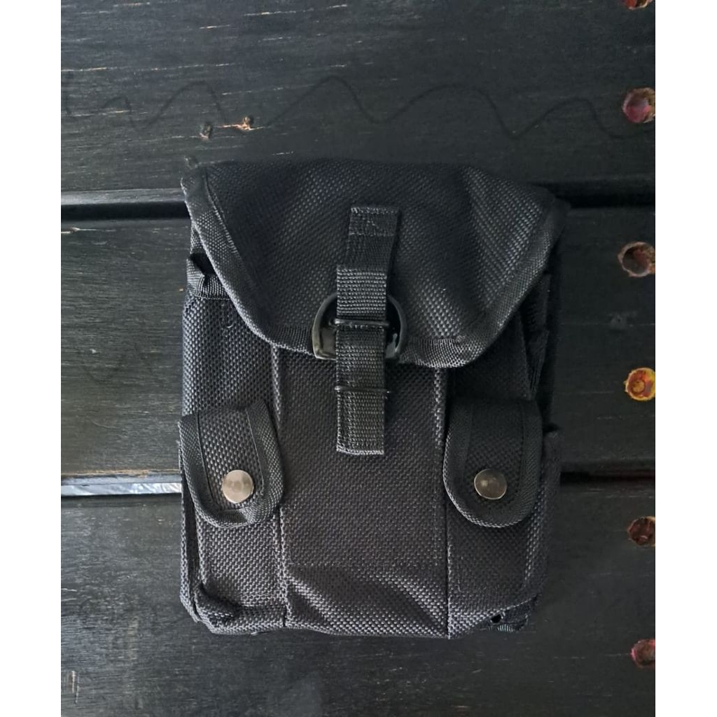 Box tempat magazine tentara/ TNI box magazine hitam/Tas magazine box/ magazen hitam /box magazen