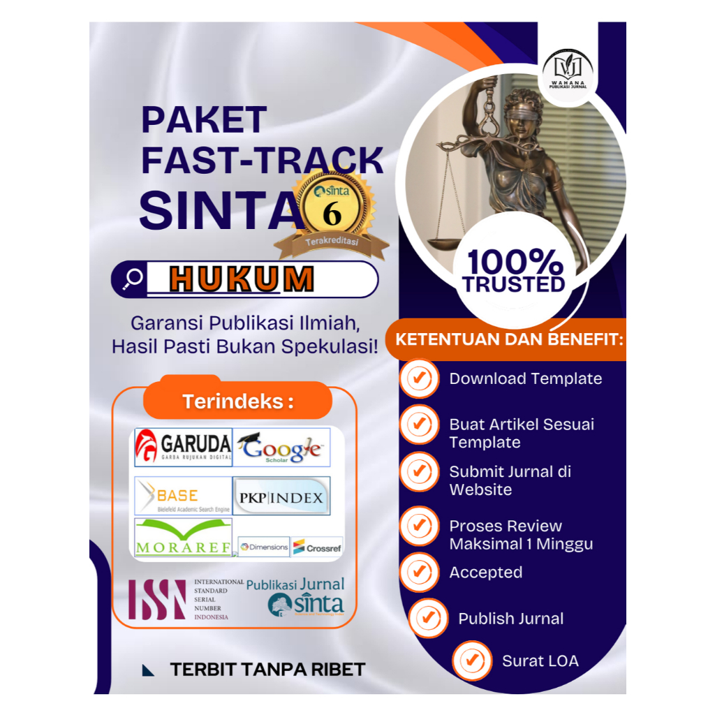 Publikasi Jurnal Sinta 6 Fast-track Scope Hukum