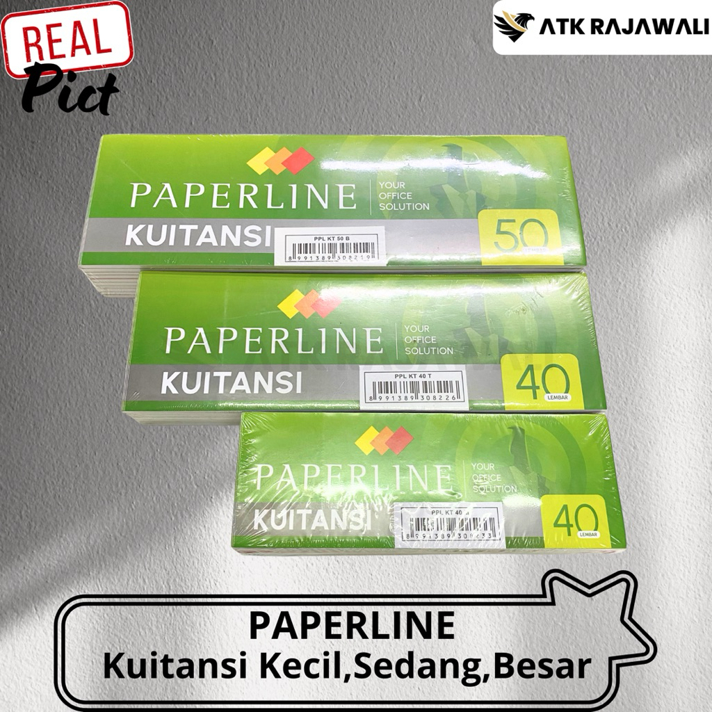 

(Pcs) Kuitansi Paperline Kecil/Sedang/Besar