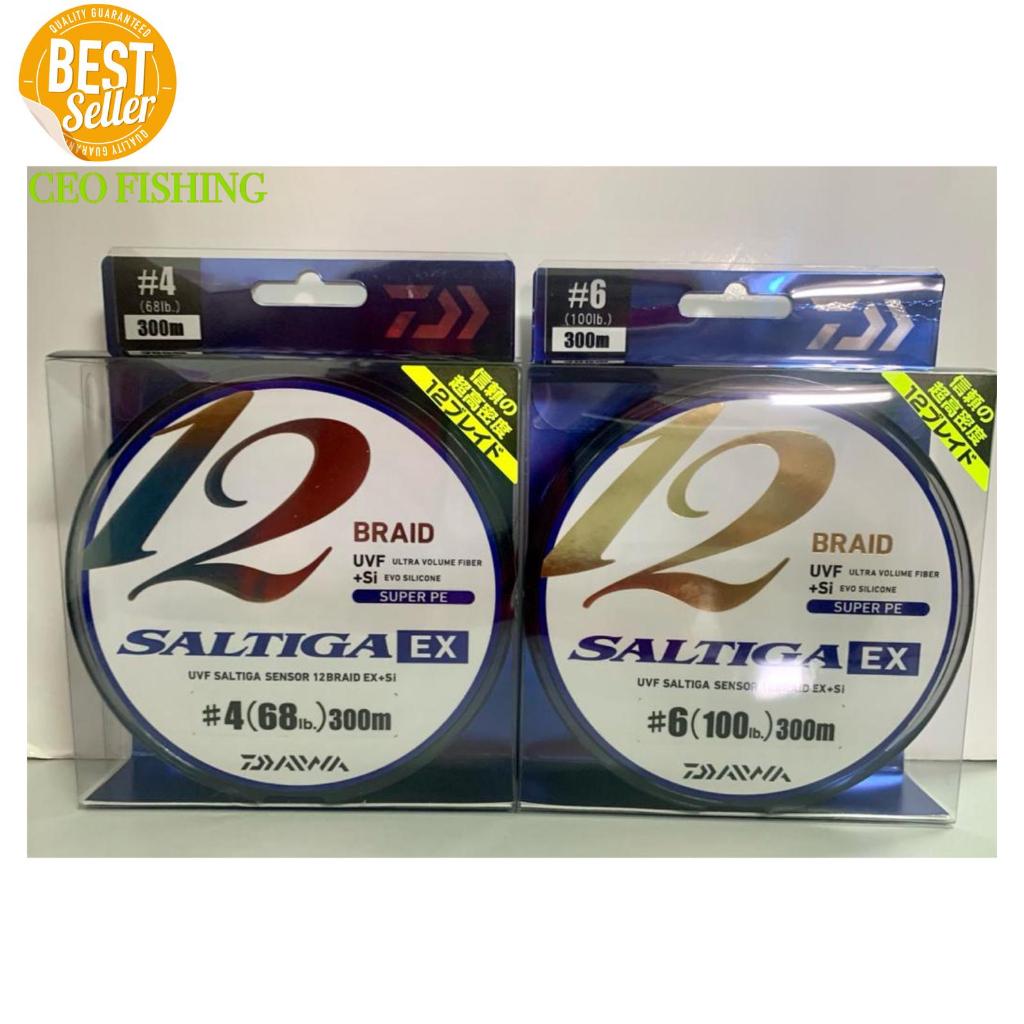SENAR PE DAIWA SALTIGA SENSOR UVF X12EX+SI PE 4 300M