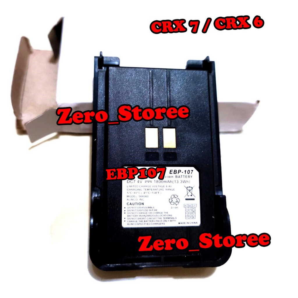 BATRE HT ALINCO CRX7 DJ CRX6 EBP107 BATERAI EBP-107 EBP 107 CRX 7 6 battery bateray BATRE HT ALINCO 