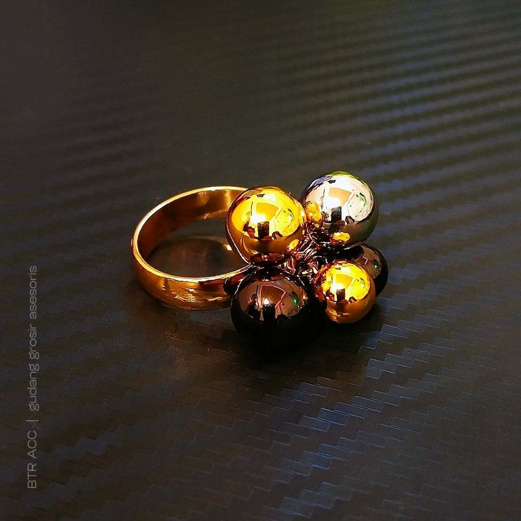 Cincin Titanium Anggur Model Mewah Cincin Titanium Anti Karat