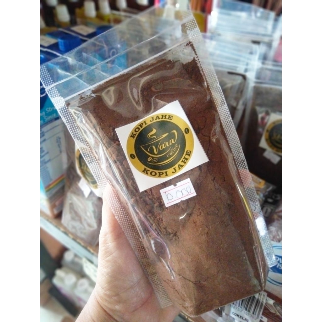 

Kopi bubuk murni rasa Jahe kemasan 200gr