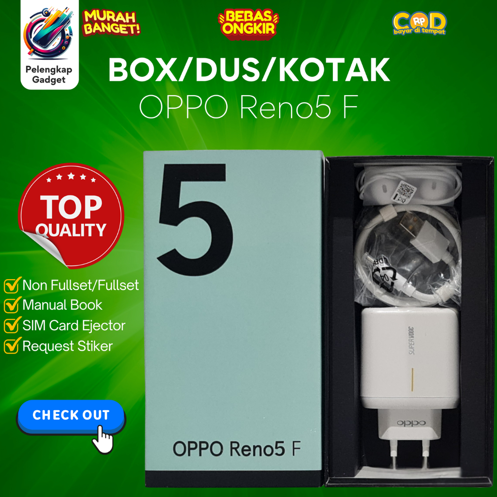 

BOX/DUS/KOTAK OPPO Reno5 F (CHARGER SUPER VOOC 65w ORIGINAL)