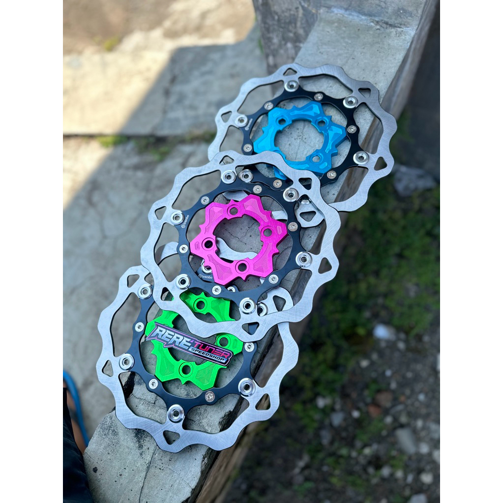 DISC GALFER CUSTOM 260mm LUBANG 4 DISC DEPAN GALFER VARIO BEAT VARIO 125 PIRINGAN DEPAN GALFER DISC 