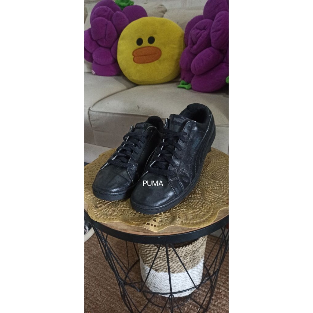 Sepatu CASUAL PUMA FULLBLACK size 43