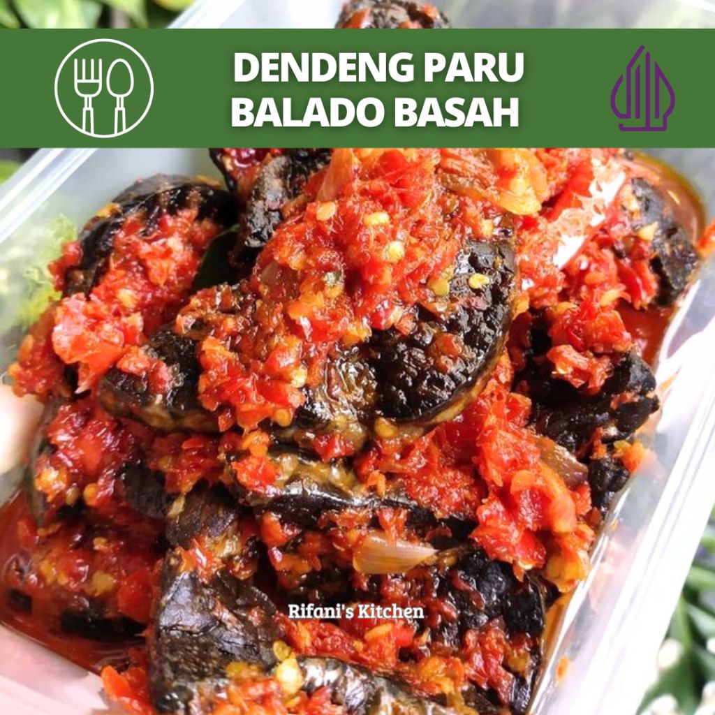 

Dendeng Paru Balado (300gr) /dendeng padang paru/paru balado siap saji