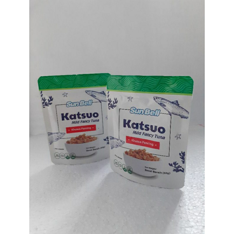 Amisan Sunbell tuna Katsuo Pouch/Kemasan Sachet 50gram BELI BANYAK DAPET HARGA GROSIR