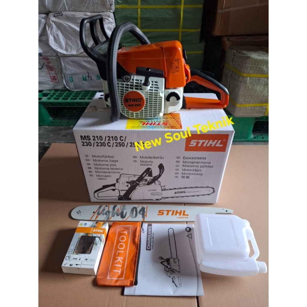 Mesin Chainsaw STIHL MS 250 Bar 20 inch Gergaji Mesin Senso STIHL MS 250 Bar 20 Inch