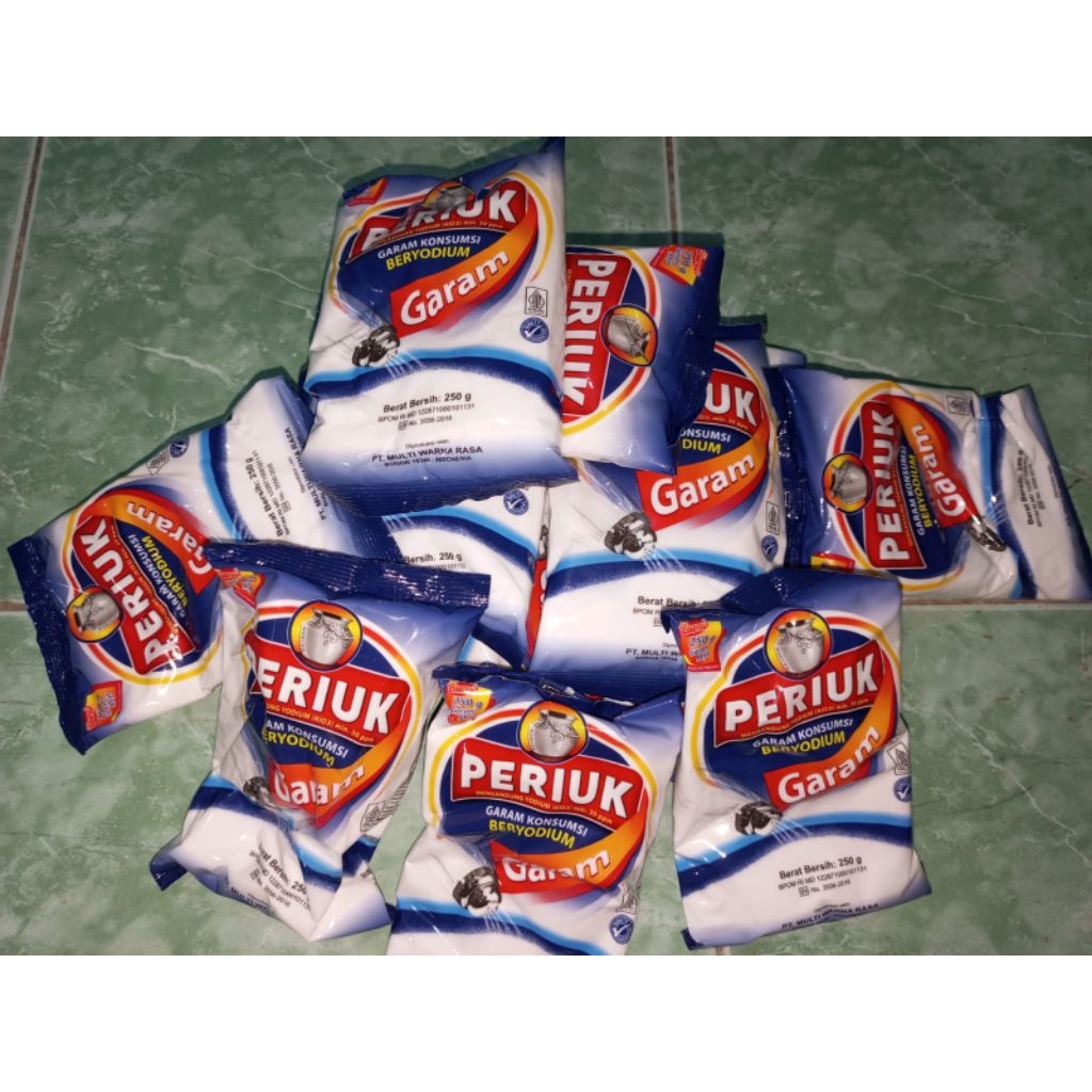 

Garam dapur cap priuk 250 gram