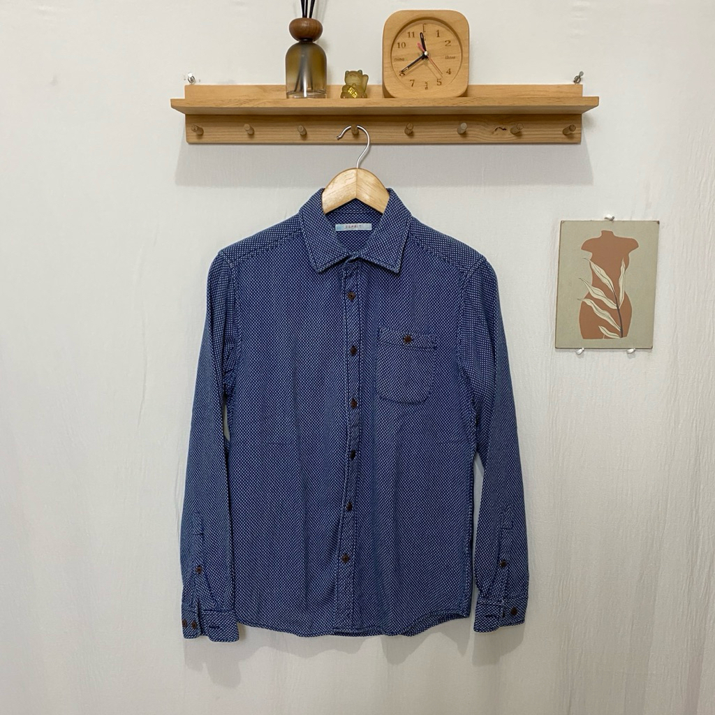 kemeja panjang pria ESPRIT original size XS kondisi bagus
