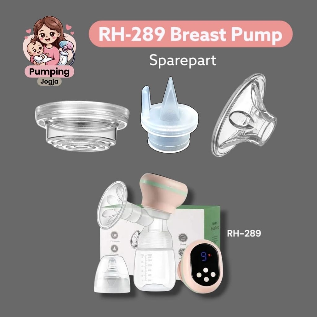 RH-289 Breast Pump Sparepart / Karet pompa asi tipe RH-289 / Suku cadang pompa asi rh-289 / Valve RH