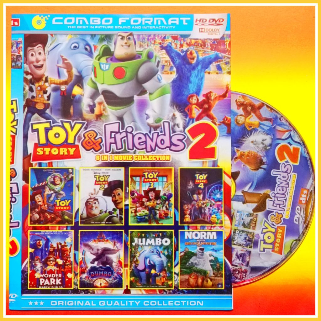 Kaset Film Kartun Anak Koleksi Toy Story & Friends 8in1 Pilihan Terlaris Teks Indonesia