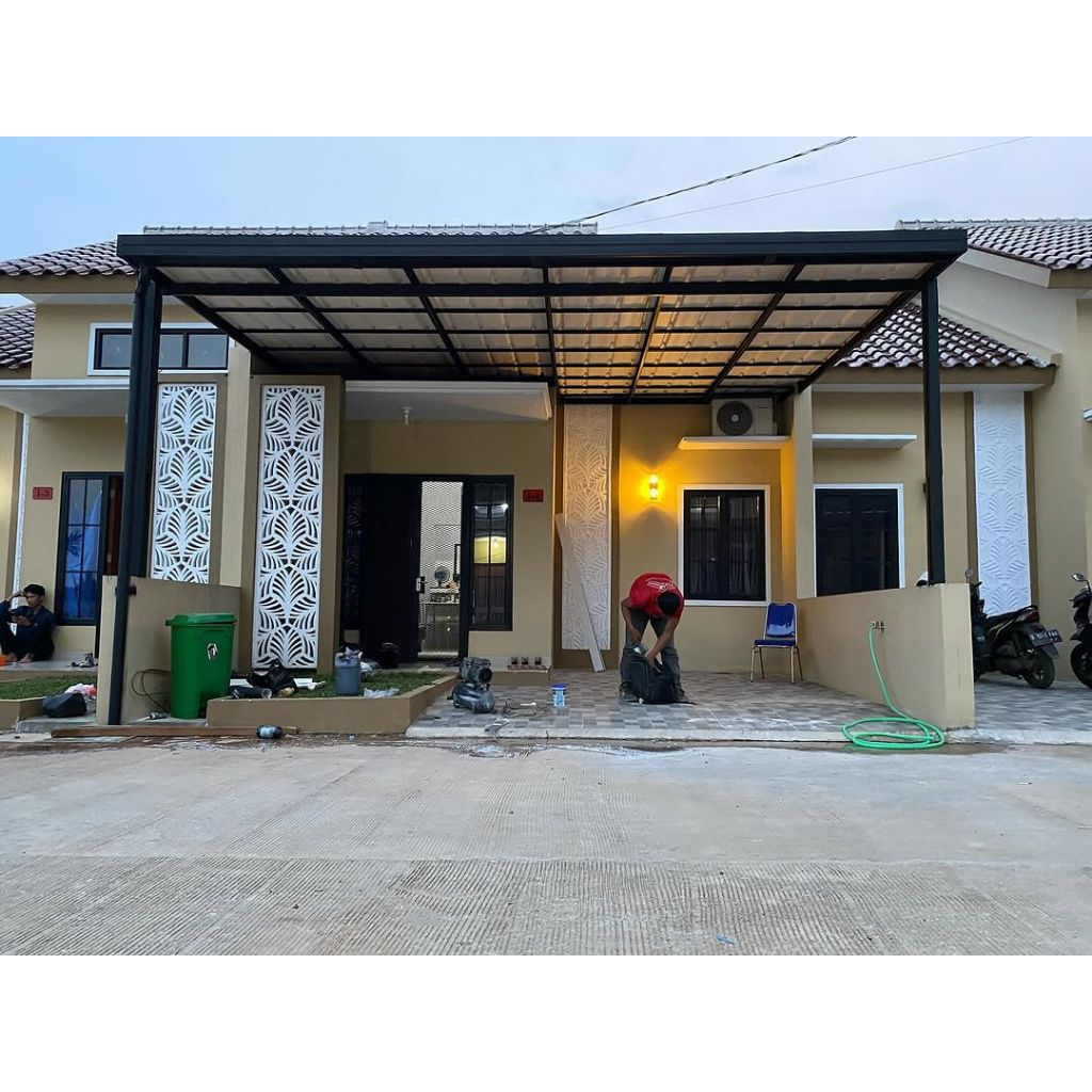 Atap sejuk alderon 1 layer terpasang