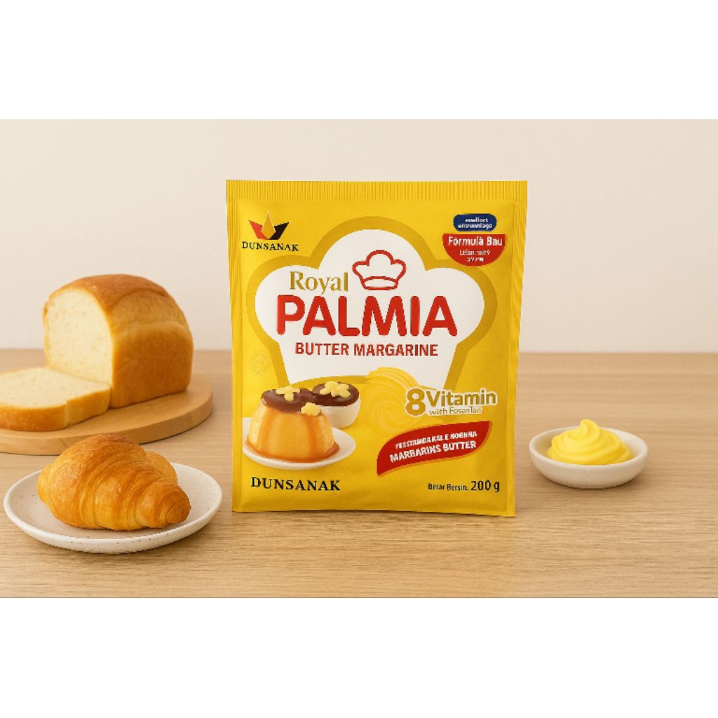 Royal palmia butter margarine 200gram