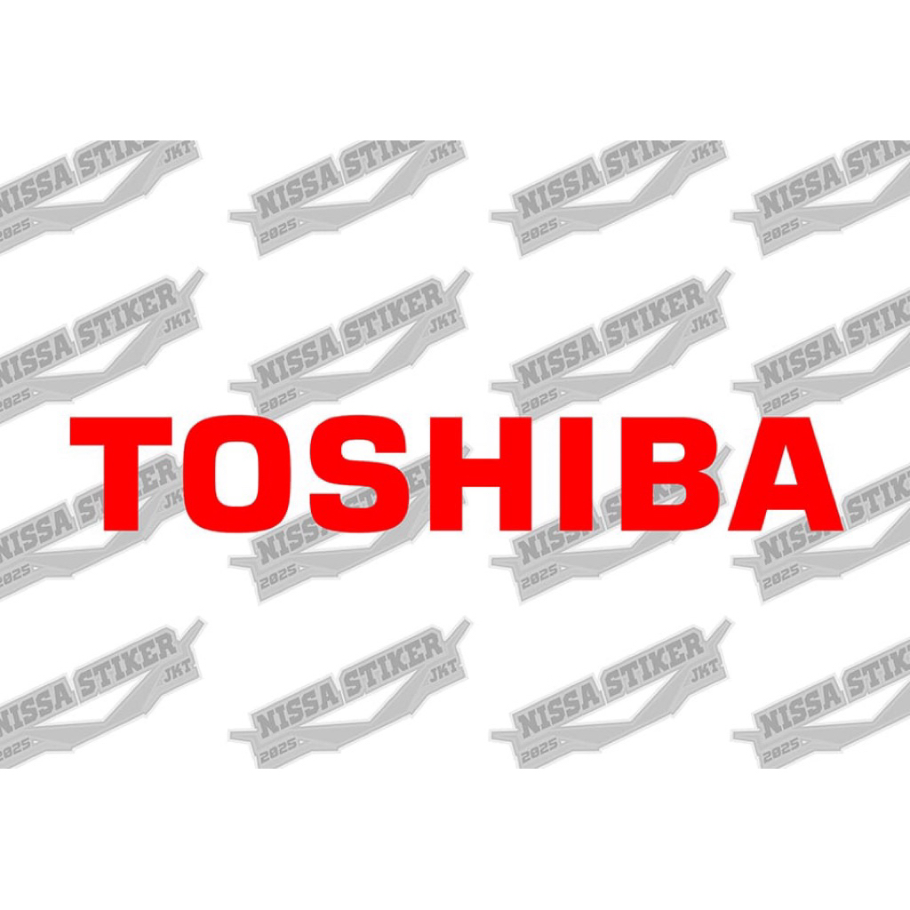

Stiker cutting Toshiba stiker murah berkualitas