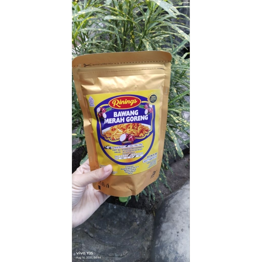 bawang merah goreng nganjuk ori/abon/teri/kentang/pete