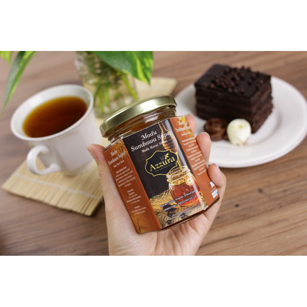 

Azzura Madu Sumbawa Super (Madu Hutan Asli dengan tambahan Bee Polen+Royal Jelly+Propolis Alami)