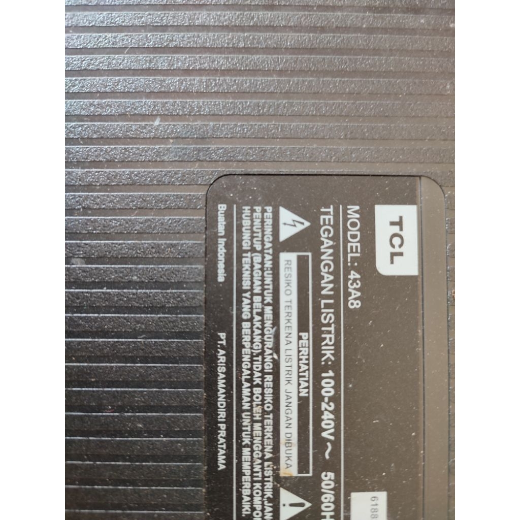 MB tcl 43A8 android tv