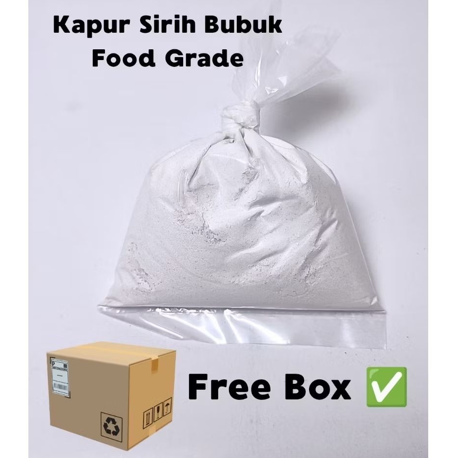 

Kapur Sirih Bubuk Food Grade Untuk Campuran Makanan Ca(OH)2 Kalsium Hidroksida Batu Gamping Alami