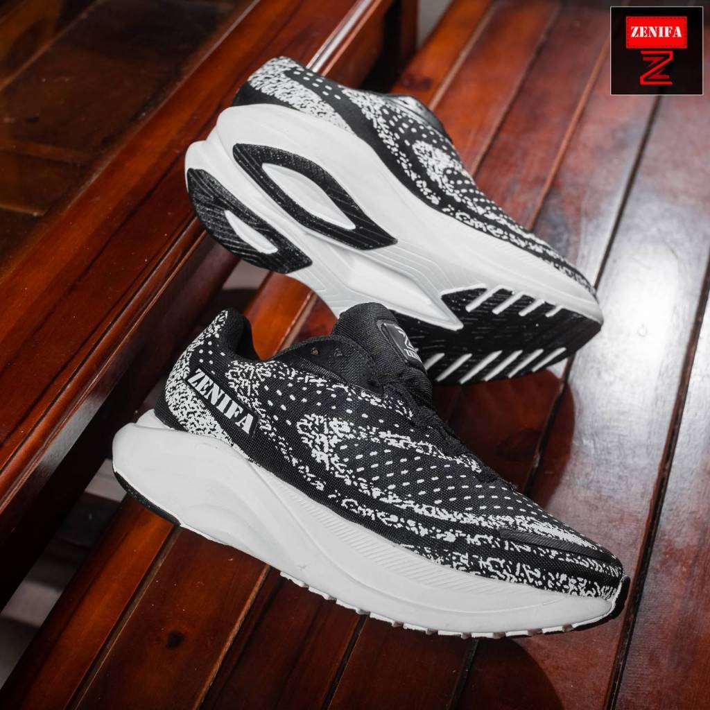 Sepatu Olahraga Wanita Original 100% Spatu Lari Joging Sport Running Cewek Zenifa