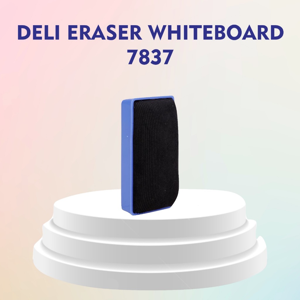 

DELI WHITE BOARD ERASER E7837/Penghapus Whiteboard Eraser Papan Tulis Magnet DELI 7837 / 7838 Kecil Besar