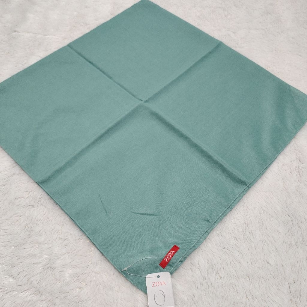Jual rugi‼️Zoya 129rb hijab voal basic Zoya voal plain hijab tosca hijab toska Zoya lally scarf voal