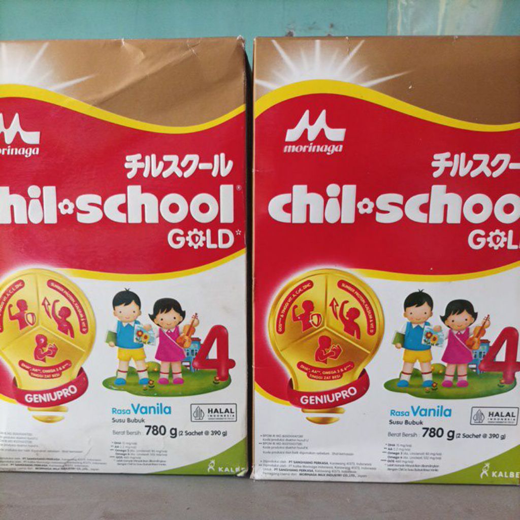 

PROMO CHILSCHOOL GOLD VANILA/MADU 780GR(dus utuh)