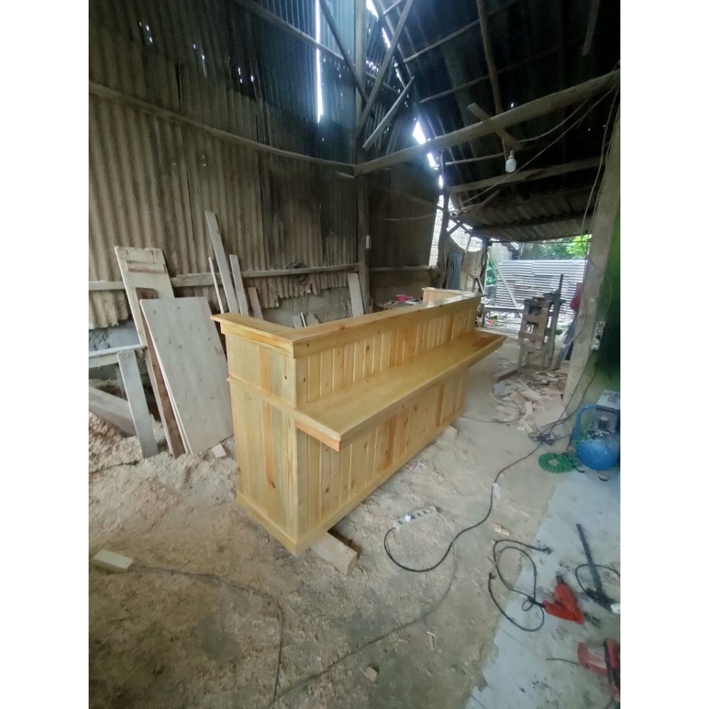 meja bar ,meja warkop minimalis dari kayu jati Belanda